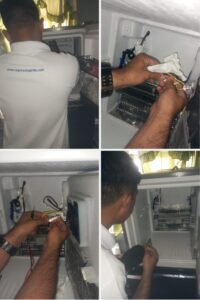 Residential refrigerator repair service in Balibago, Santa Rosa Laguna by NuPon technician