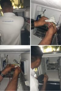 Residential refrigerator repair service in Balibago, Santa Rosa Laguna by NuPon technician