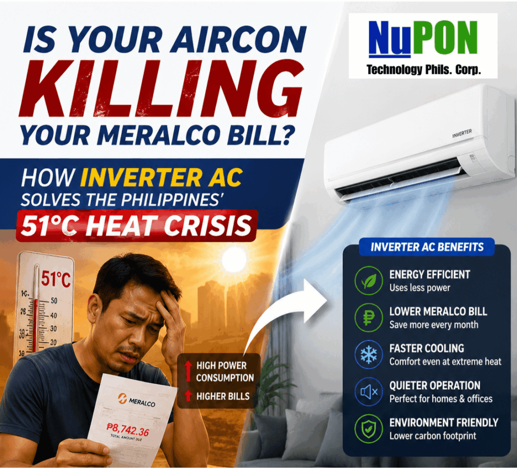 Is Your Aircon Killing Your Meralco Bill? How Inverter AC Solves the Philippines' 51°C Heat Crisis