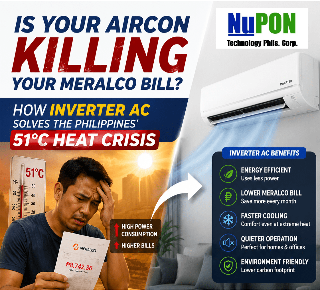 Is Your Aircon Killing Your Meralco Bill? How Inverter AC Solves the Philippines' 51°C Heat Crisis